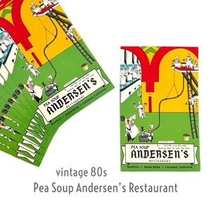 vintage postcards Pea Soup Andersen’s Restaurant California